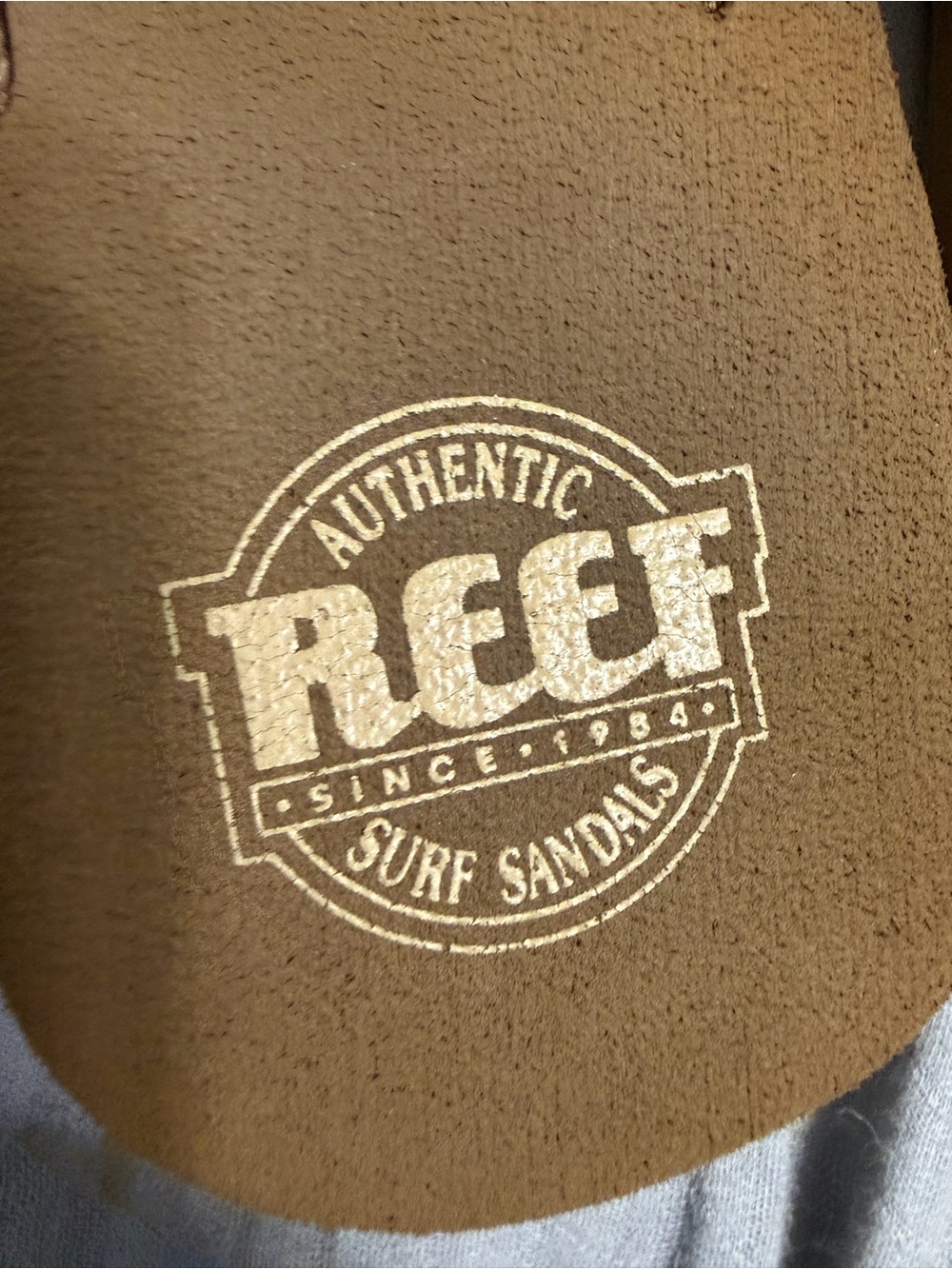 Reef Women’s Tan Sandy Flip Flop Sandals size 8/EU 38.5 - Picture 4 of 6